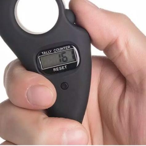 HOVELSHOP Tasbih Digital Sultan Peralatan Sholat Alat Bantu Dzikir - Ungu, Non Bubble