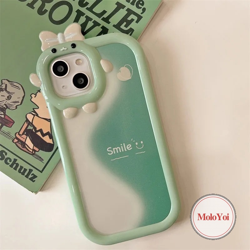 Soft Case Desain Kartun Monster 3D Untuk IPhone 11 12 13 14 11 Pro MAX XR 7 8 6 6S Plus 14 Plus X XS MAX SE 2020