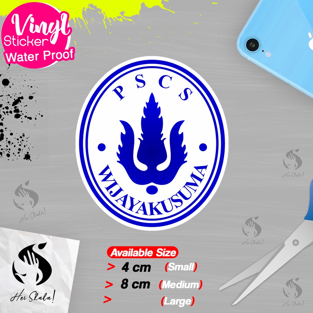 

Stiker PSCS Cilacap Liga Indonesia Sticker Sepak Bola Emblem Logo Anti Air Bahan Vinyl