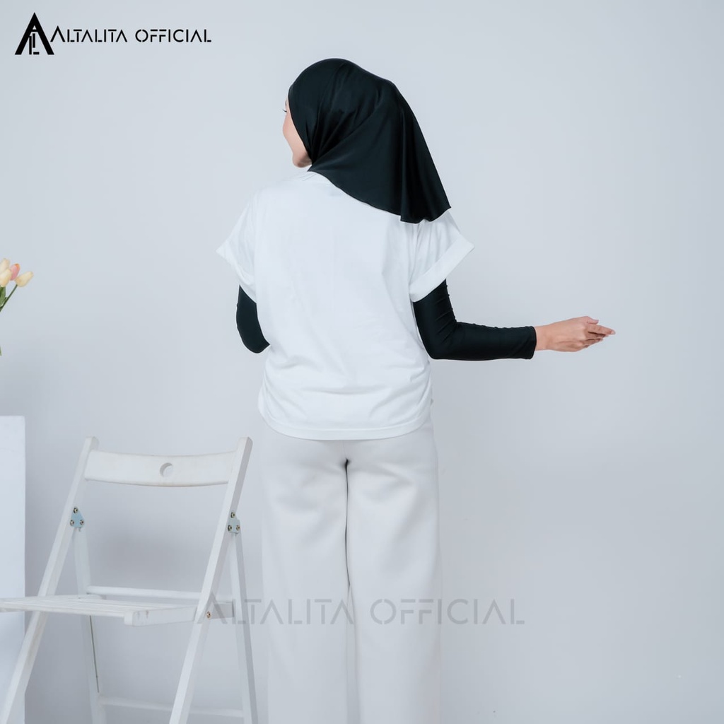 Altalita - Manset Tangan Polos Lengan Panjang | Handsock Tangan Tanpa Lubang Jempol | Mangset Tangan Wanita Muslimah Lengan Panjang Bahan Jersey Tebal Berkualitas Premium