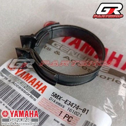 KLEMAN KARBU KE INTAKE MANIFOLD MIO SPORTY SMILE SOUL FINO NOUVO ORI YGP ORIGINAL YAMAHA KLEM KARBU INTEK MANIPOL