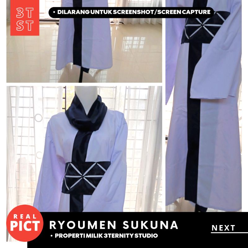 ♥️ JUJUTSU KAISEN ♥️ PRE-ORDER KOSTUM HQ COSPLAY JUBAH OVERSIZED RYOUMEN SUKUNA