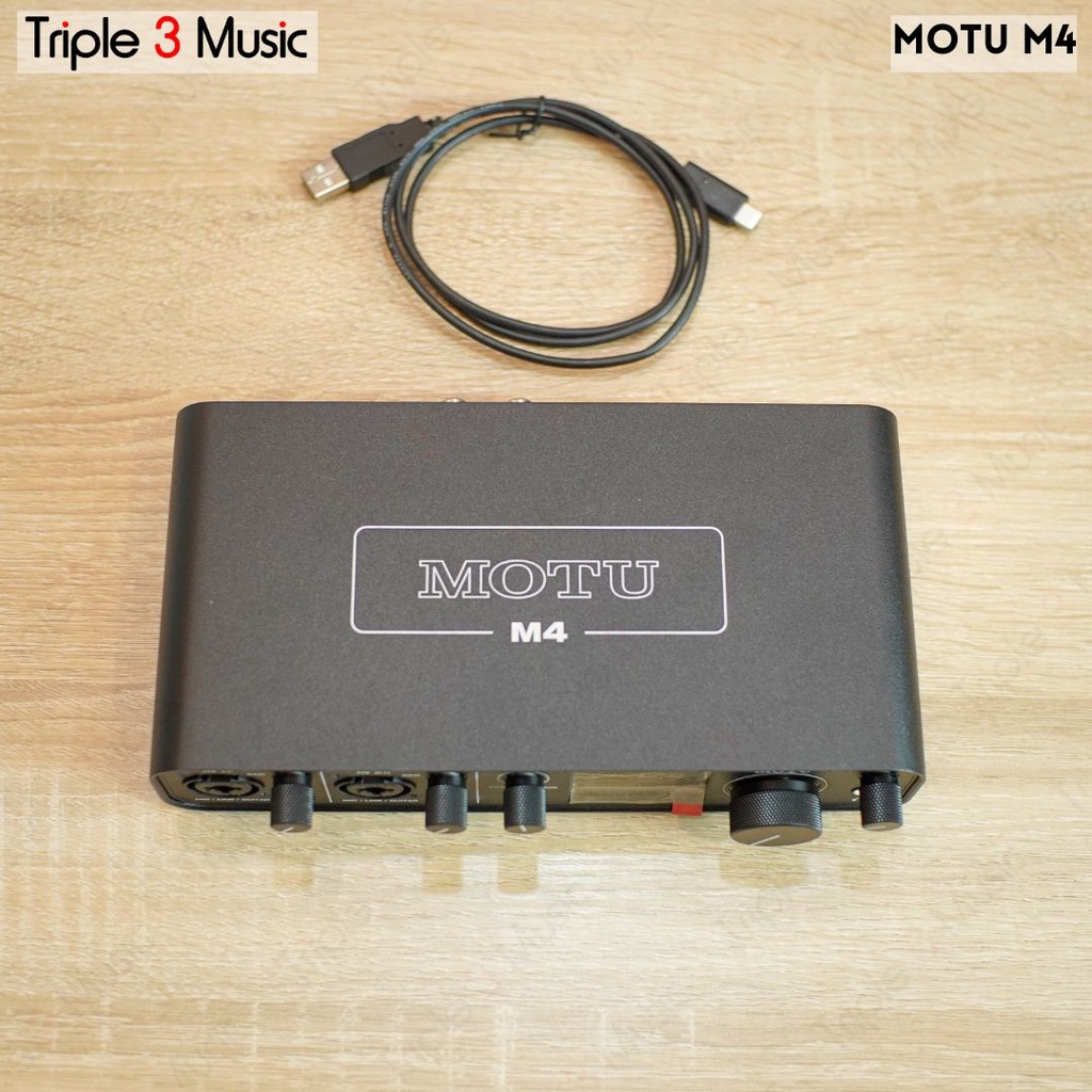 MOTU M4 4x4 USB C Audio Interface Soundcard Rekaman original