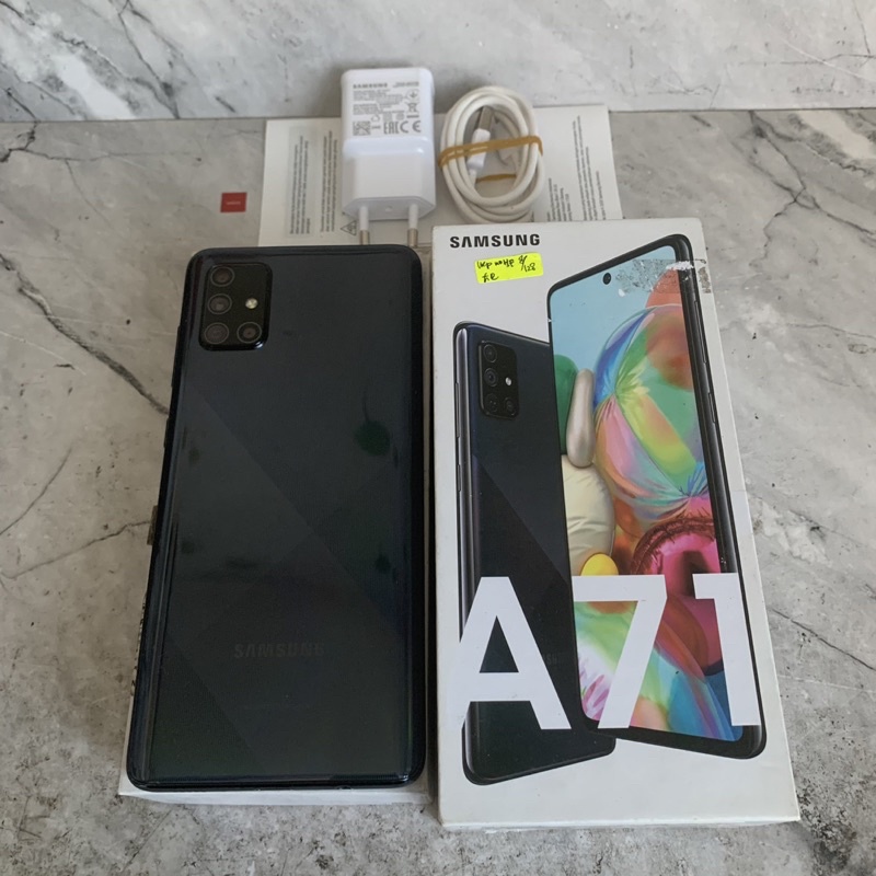 Samsung A71 ram 8GB 128GB Bekas - Fullset Resmi - second