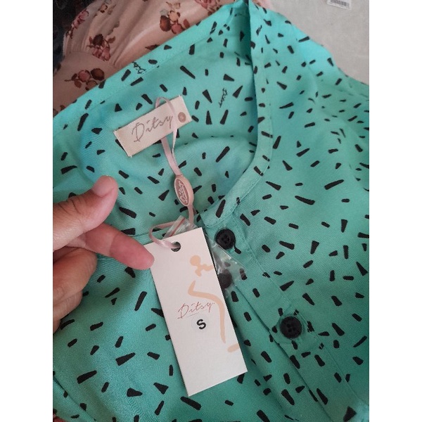 Ditsy flakes mint size S