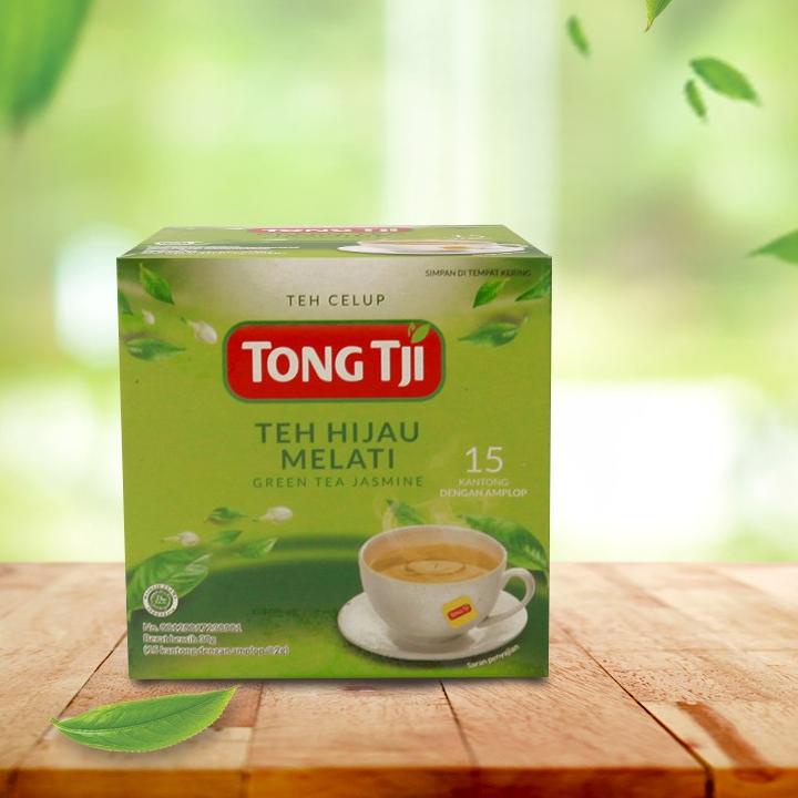 

✨MEN SALE✨ Tong Tji Green Tea Jasmine 1 pack isi 30 gram ( Tea Bag/ Teh Celup dgn Amplop ) !