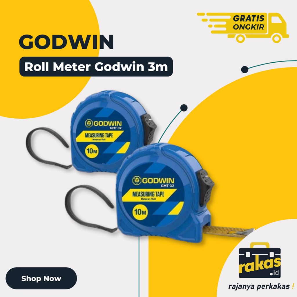 Roll Meter Godwin Berkualitas