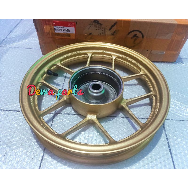 velg peleg belakang vario 150 lama vario 125 new sein pisah gold 42650K59A10ZB. original ahm