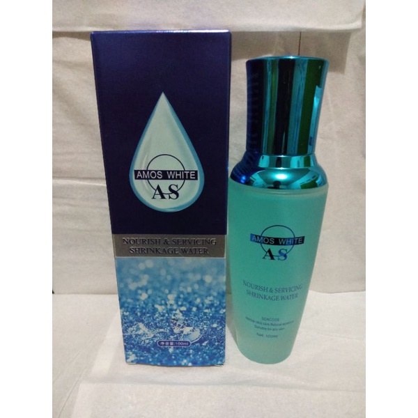 Paket Hemat 3 in 1 Amos White Day Night Cream &amp; Toner Nourish &amp; Servicing Shrinkage Water Rumah Cantik 354 Toner Amos White Perawatan Wajah Amos Skin Care