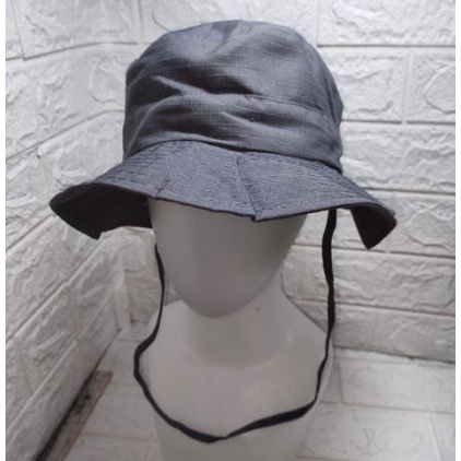 Topi Bucket Rimba - Topi Gunung Rimba Tali Hiking - Bucket hat lebar bertali