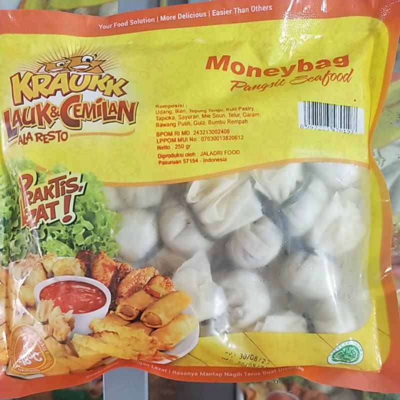 

kraukk moneybag/pangsit seafood 250gr