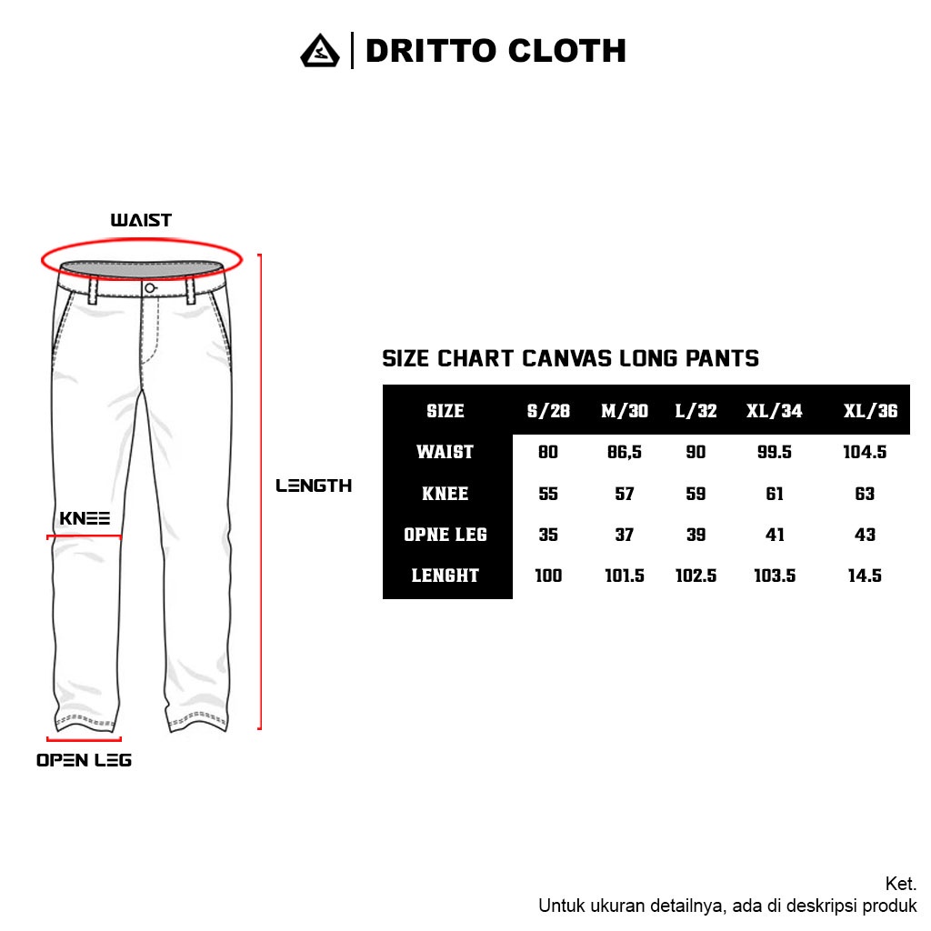 Dritto Long Pants Cargo - Celana Cargo Panjang &quot;CARGOISME&quot; - Army