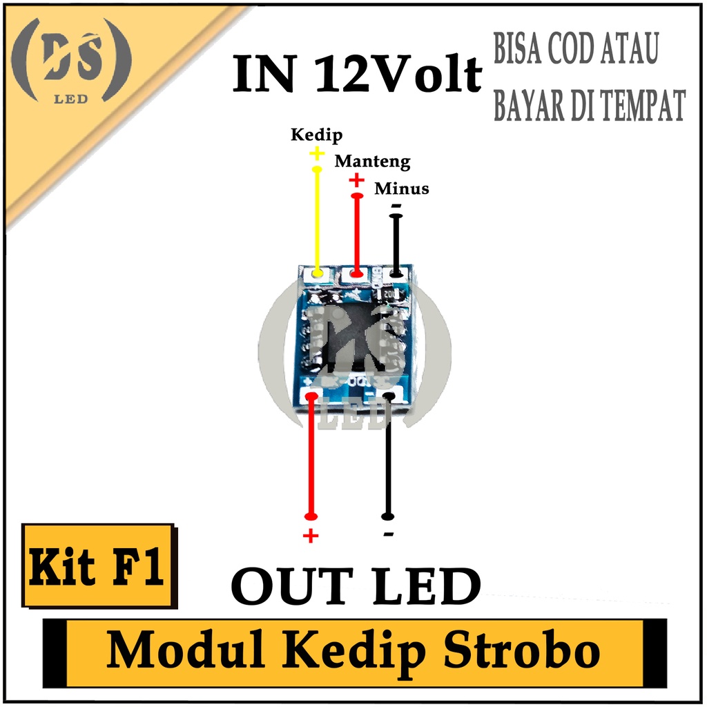 Kit F1 - Modul Kedip Lampu - Modul Rem kedip kedip