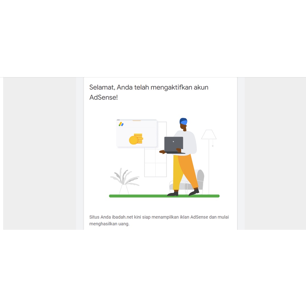 Akun Adsense Fresh + 2 Blog Murah