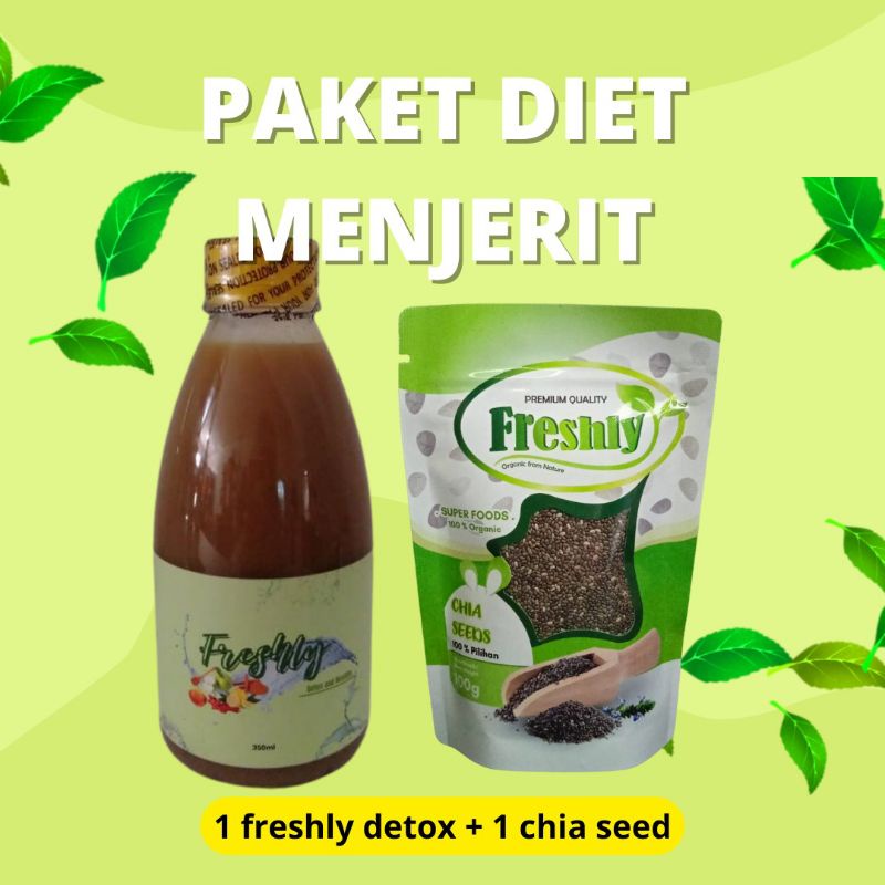 Paket Diet Menjeritt (1 botol detox + 1 chia seed)