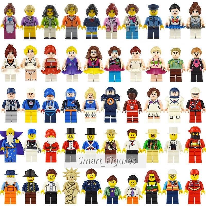 (Gift) Mainan Balok Bangunan Mini Figure Ninjago Profession Model Acak