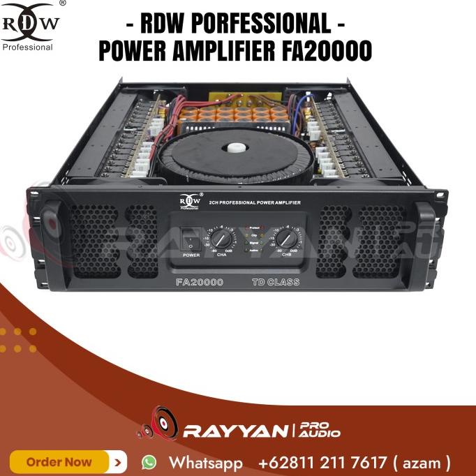 Power Amplifier Fa20000 / Fa 20000 Rdw Professional -