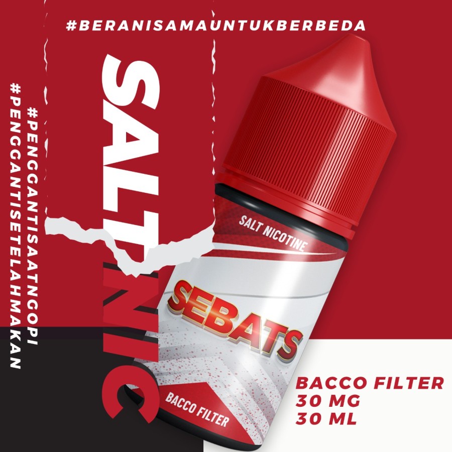 LIQUID 30ML SEBATS SALT BACCO FILTER SEBAT