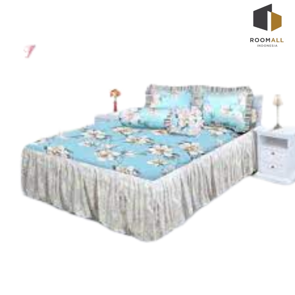 Sprei Rumbai All New My Love Furano Ukuran 160x200 Queen & 180x200 King Tinggi 30 Sprey Flower Sepre