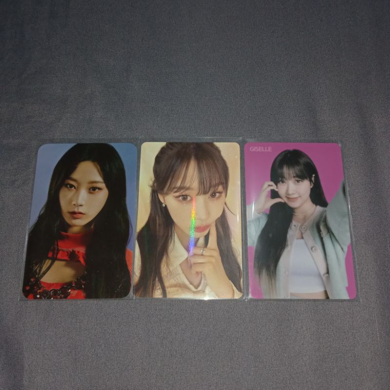 PHOTOCARD GISELLE AESPA FULLSET SEALED PP PHOTO PACK SG22 CONCEPT POSTCARD POLA GISELLE NEXT LEVEL N