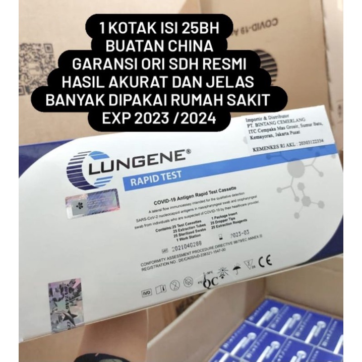 Jual swab hidung / antigen hidung / rapid test swab antigen hidung