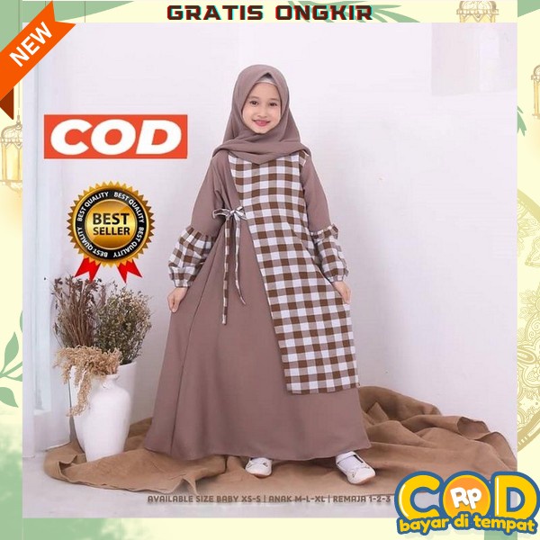 Gamis Anak Perempuan Syari Games Anak Cewek Kekinian Baju Gamis Anak Perempuan Tanggung Gsmis Syari 