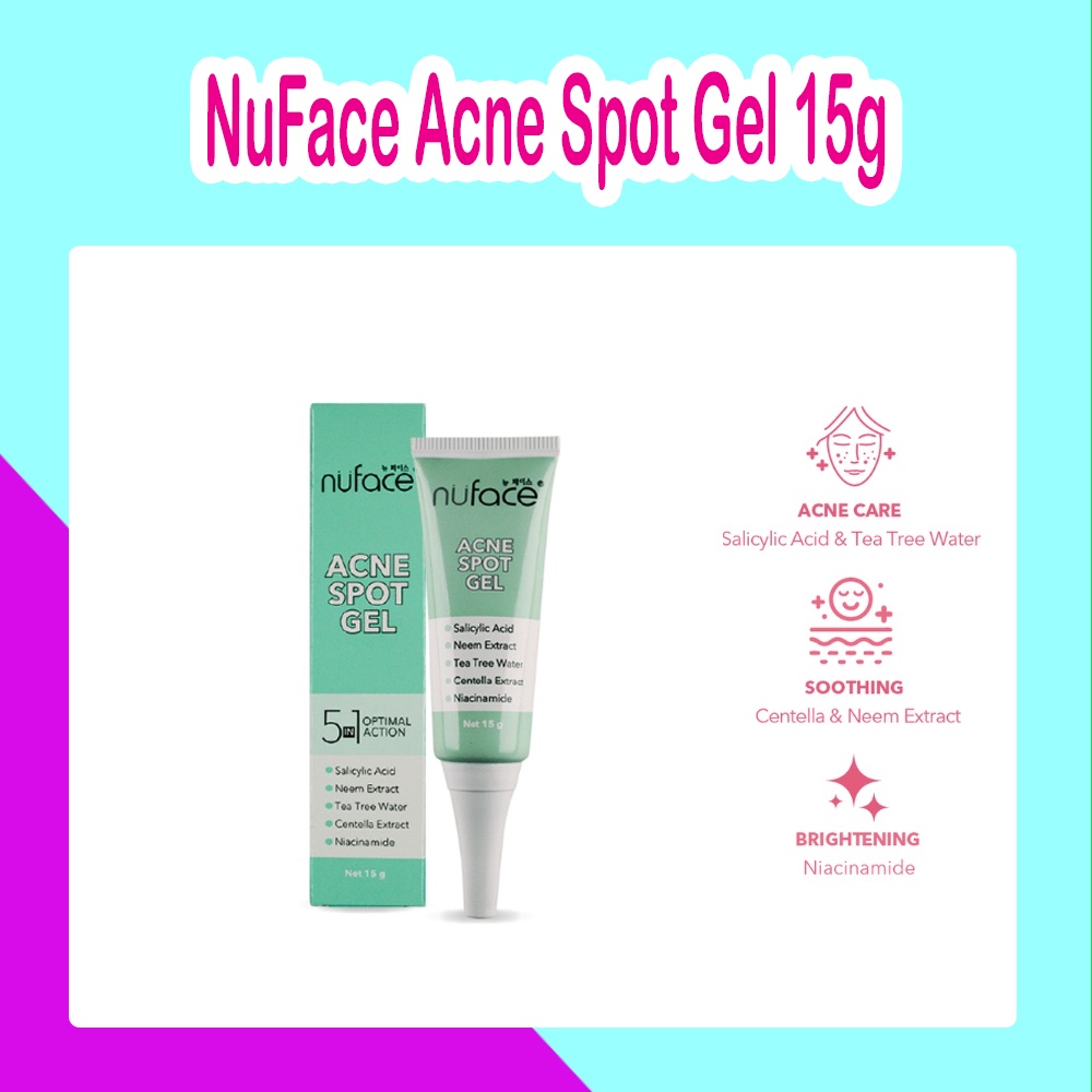 Jual NuFace Acne Spot Gel 15g Original Shopee Indonesia