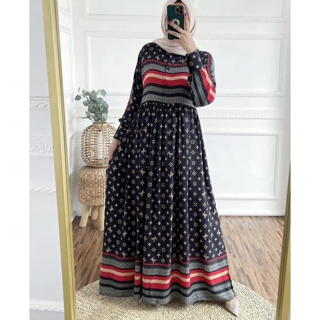 GLAMORA GAMIS DRESS RAYON MAXY