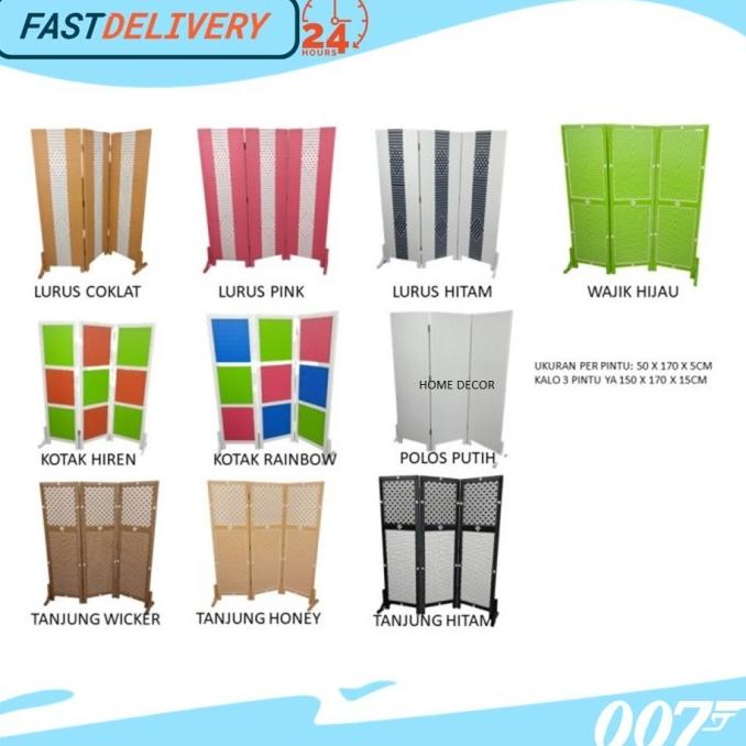 Sketsel Pembatas Ruangan Rotan Sintetis
