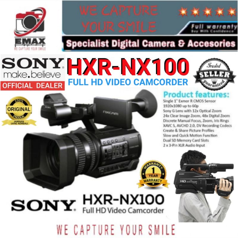 Jual SONY HXR-NX100 Full HD Video Camcorder Handycam Sony HXR NX100 ...