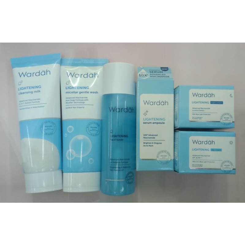 Wardah Lightening Series Satu Paket