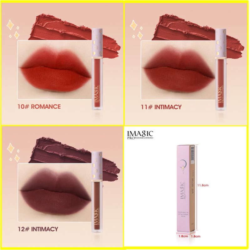 [ 100 % ] [ ORIGINAL ] [ READY ] Imagic New Matte &amp; Lip Cheek Dual Purpose Lip Mud LP213 Long Lasting