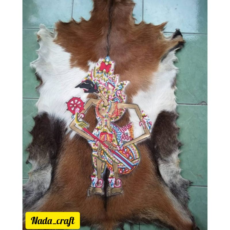 WAYANG KRISNA LEMBARAN KULIT KAMBING