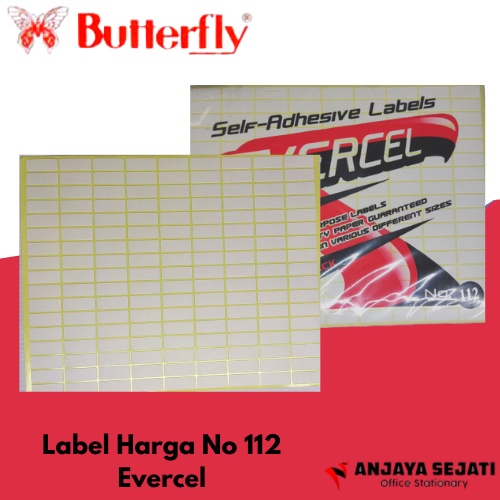 

Label Harga No. 112 Evercel | Tempelan Harga | Per5pack (isi 35lembar)