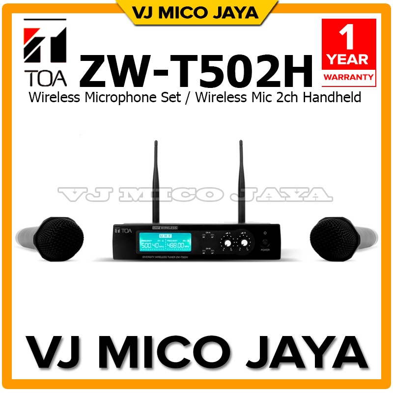 TOA ZW-T502H Wireless Microphone Set