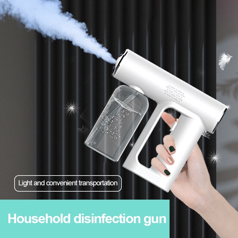 AFABEITA Pistol Semprot Air Disinfection Spray Gun Blue Light 250ml - Z4312 - White