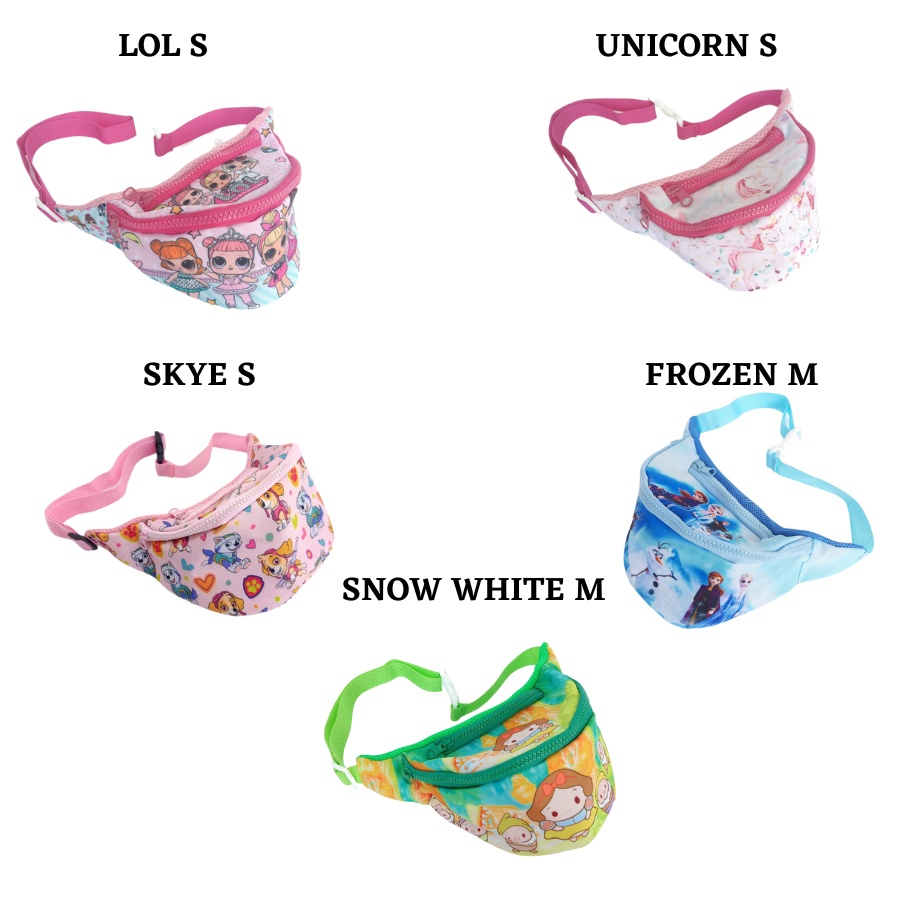 TAS PINGGANG for GIRLS/TAS SELEMPANG ANAK /TAS SELEMPANG KARAKTER /TAS PINGGANG KARAKTER /TAS ANAK S