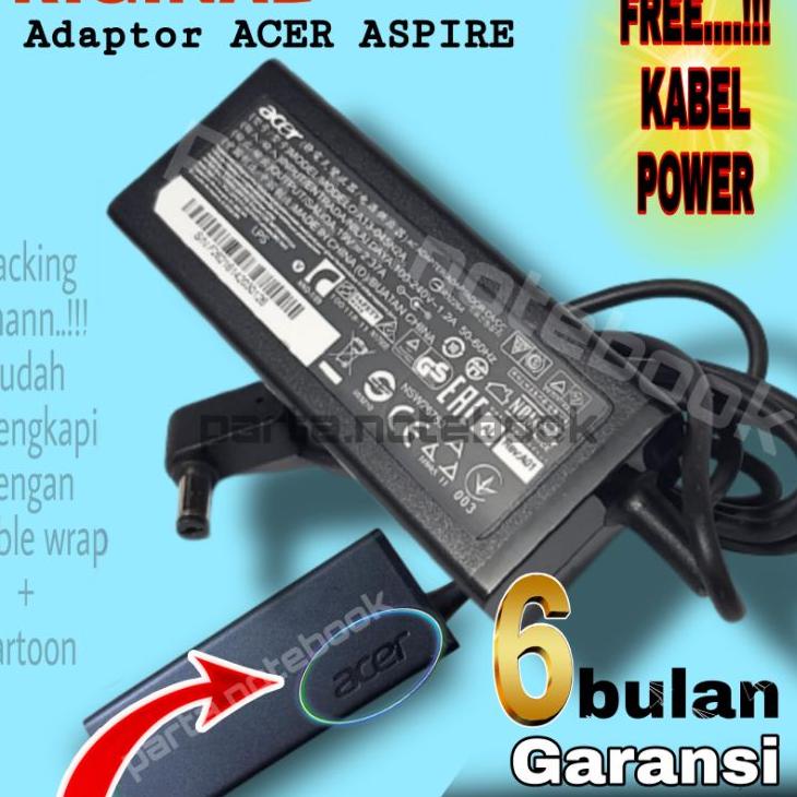 Harga Irit Charger laptop acer aspire 3 A314 A315 A311 swift sf314-41 swift3 ryzen