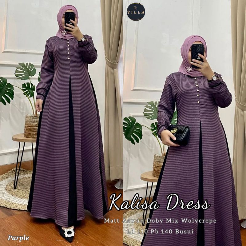Kalisa dress Matt aswan doby mix wolycrepe