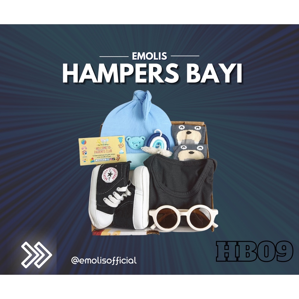 HB09 Hampers Bayi Newborn Baby Gift Emolis Kado Bayi Lahiran Unisex / Boy / Girl Perlengkapan Bayi Murah