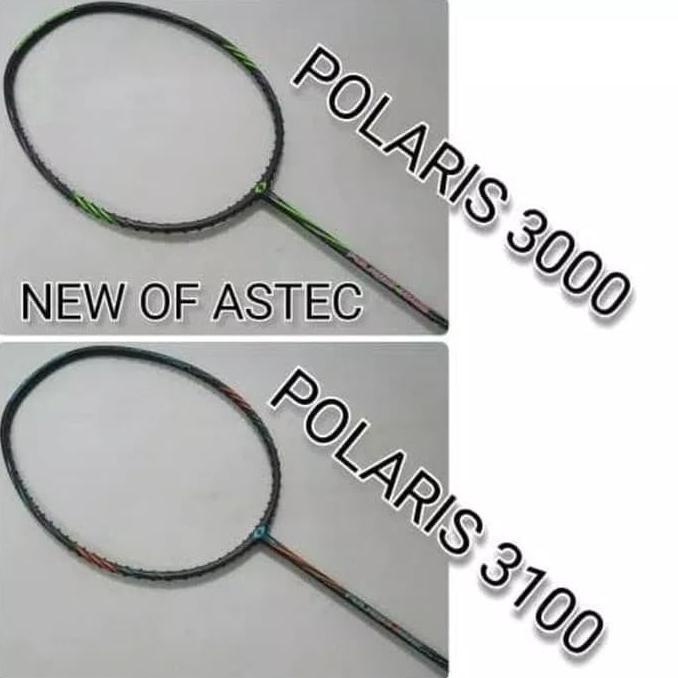 RAKET BADMINTON ASTEC POLARIS 3100/3000 ORIGINAL (HANYA RAKET + GRIP)