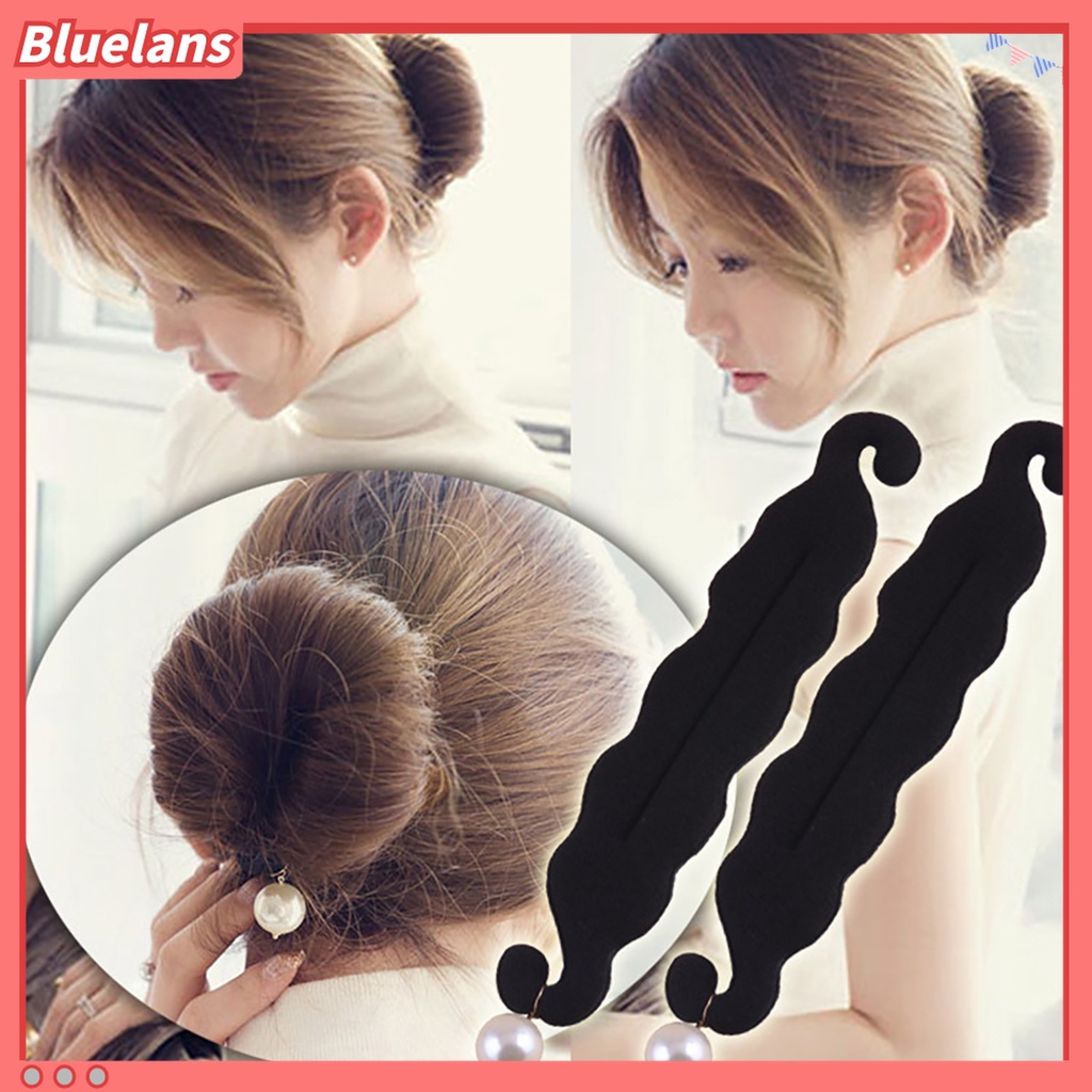 Bluelans Alat Pembuat Bun Twist Flexible Tahan Lama Untuk Rumah