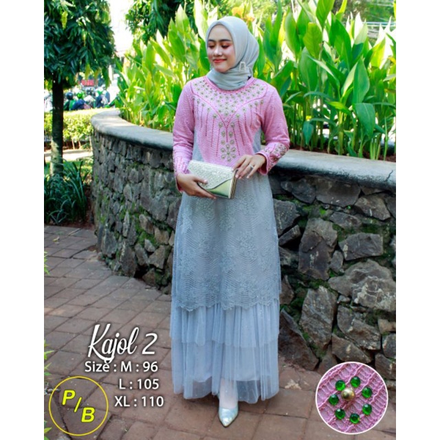 FASHION MUSLIM // GAMIS KAJOL // By Pelaminan Biru