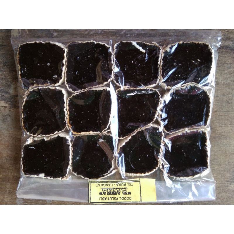 

Dodol Pulut Khas Tanjung Pura Dodol Medan Koin Bulat Hitam