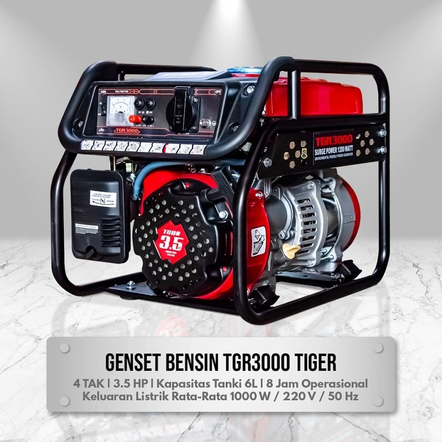 Genset Tiger TGR 3000 - 1200 Watt