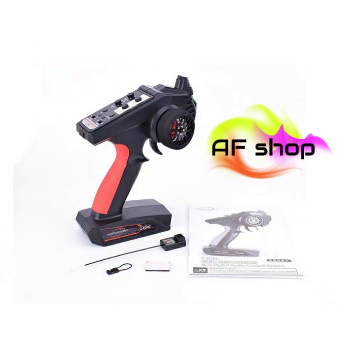 Austar ax6s Transmitter Radio Remote Control 2.4G 4CH dengan receiver