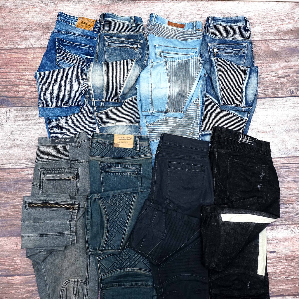 CELANA BIKERS JEANS SECOND BRANDED