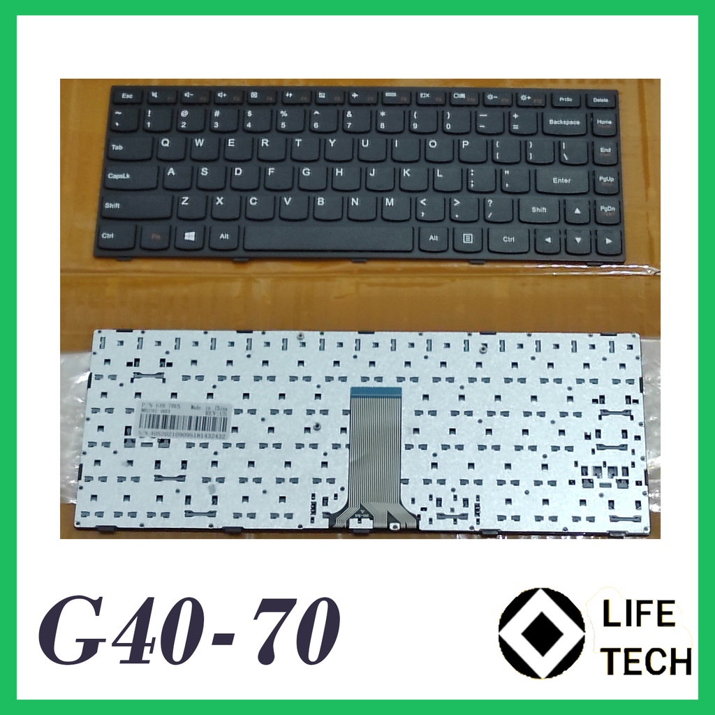 Keyboard Laptop Lenovo IdeaPad G40 G40-30 G40-80 G40-70 B40 B40-30 B40-40 N40-N40-30-N40-45 Z40 Z40-70 Z40-75 Z41 Z41-70 Flex 2 14 Inch