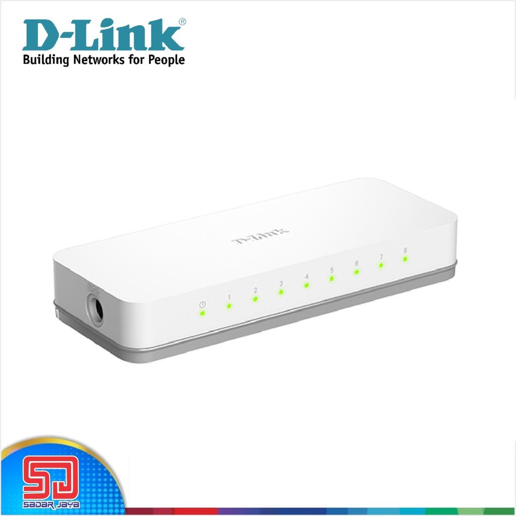 D-Link DES-1008C Ethernet Desktop Switch Hub 8 Port LAN 100 Mbps