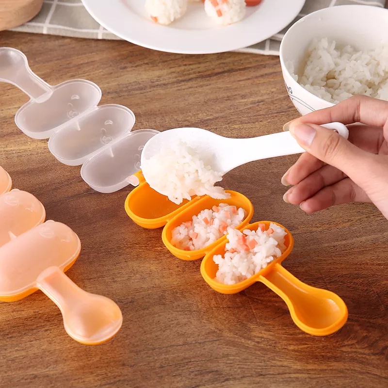 OS CETAKAN NASI BULAT BENTO 2IN1 MINI RICE BALL SHAKER